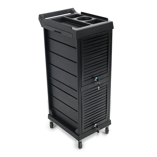 BeautéSync Hairdressing Trolley features durable plastic