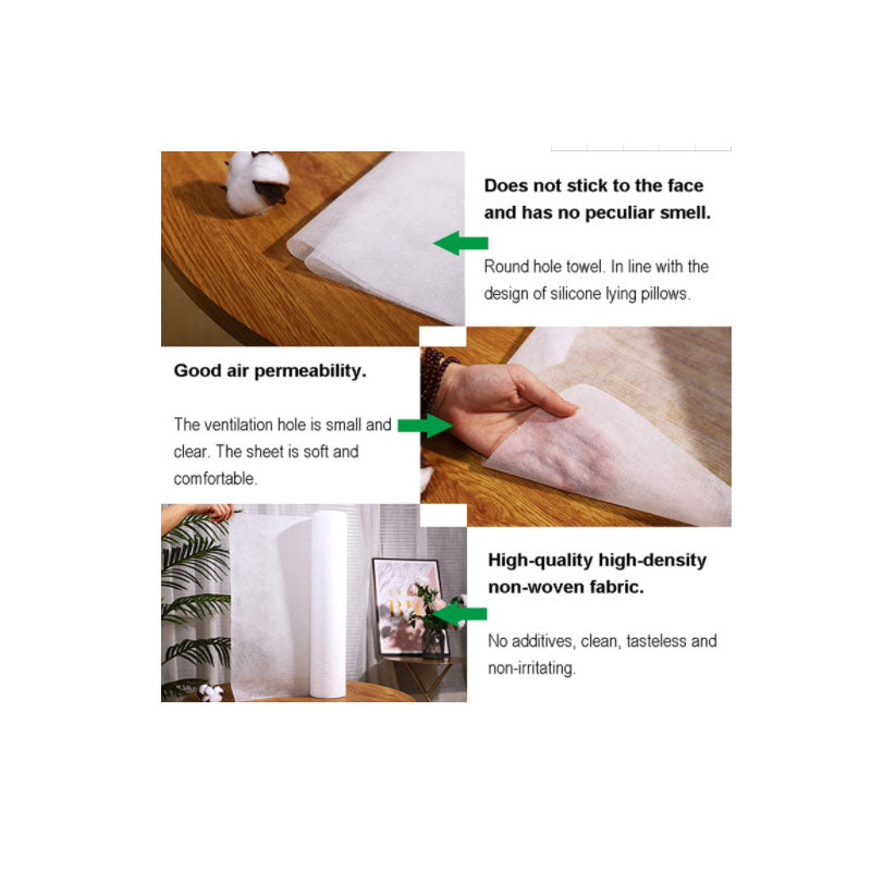 BeautéSync® Disposable Non-Woven Roll Massage Bed Sheets (50 PCS)