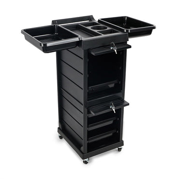 hairdressing trolley extra trays added open
