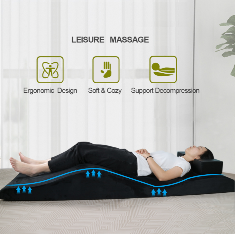 BeautéSync® High Quality Memory Foam Curved Eyelash Table Topper Massage Table Mattress