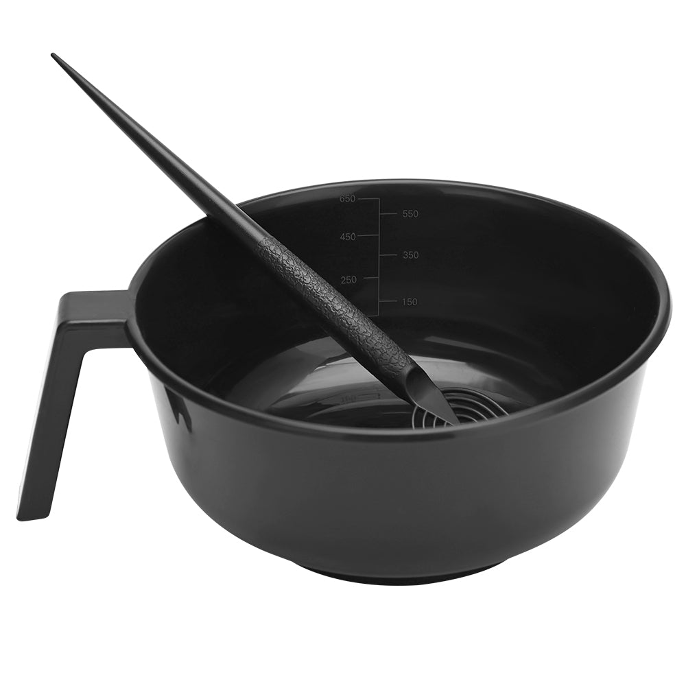 hair dye and treatment bowl set mixer inside