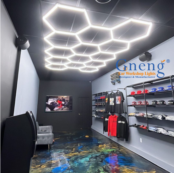 BeautéSync® Hexagon Ceiling Light