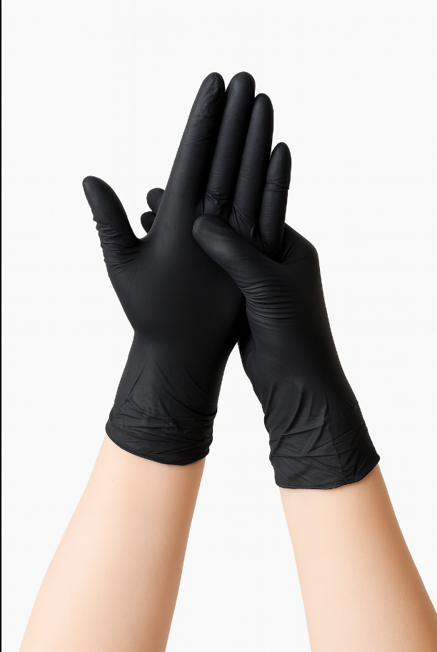 BeautéSync® Nitrile Gloves – Disposable, for Salon, Spa, and Home Use (100 pcs)