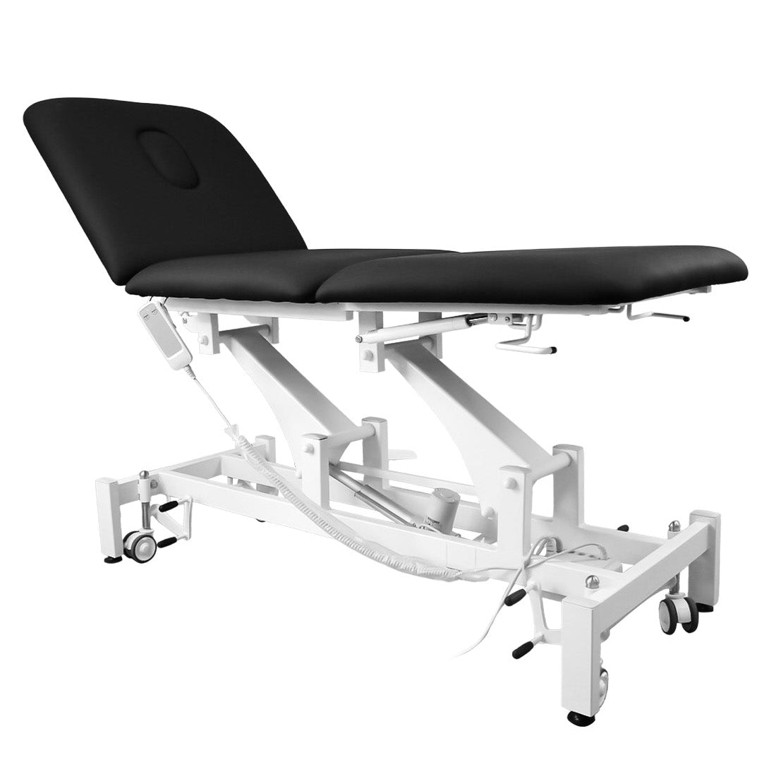 BeautéSync Everest One-Motor Electric Chiropractic Treatment Table with Adjustable Backrest & Legrest