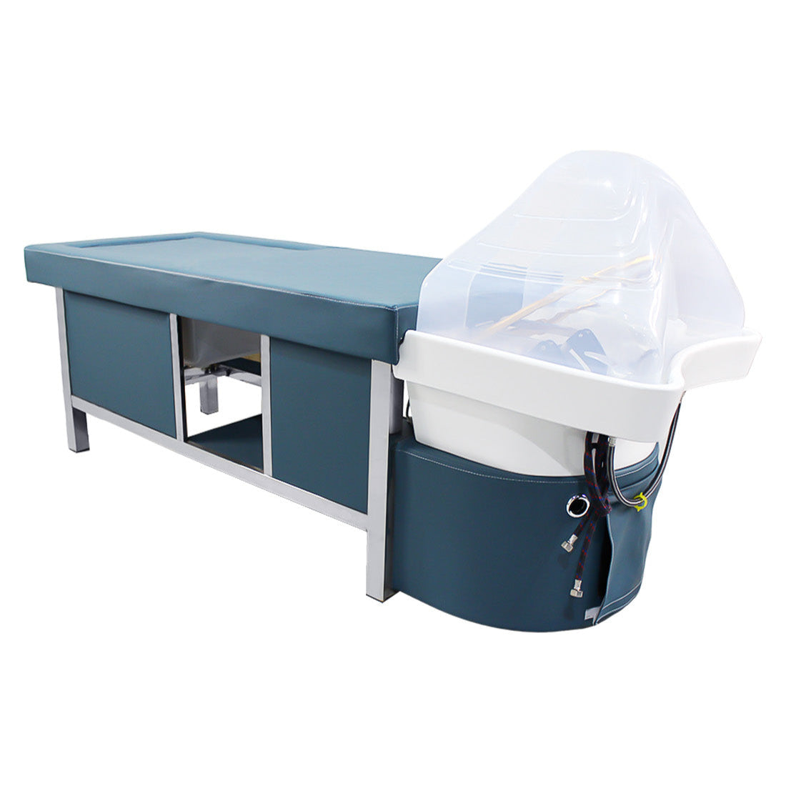 Head Spa Bed with Ceramic Head Basin