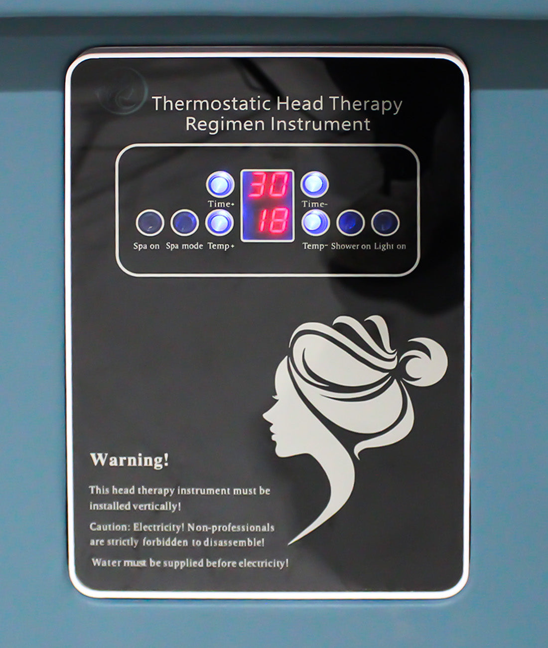 BeautéSync® Water Therapy Hair Washing Station – Head Spa Bed with Ceramic Sink, Foot Basin, Steamer & Technician Stool