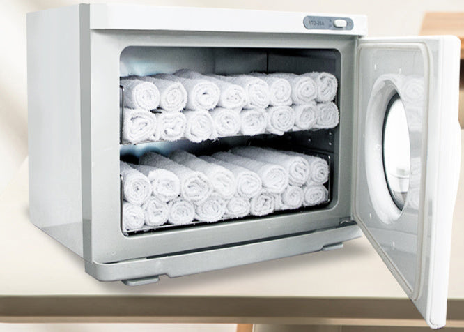 26L towel warmer open