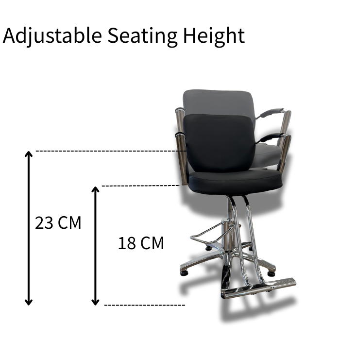 BeautéSync® Hairdressing Styling Chair – Professional Salon Chair with Hydraulic Lift (CLEARANCE: FINAL SALE)