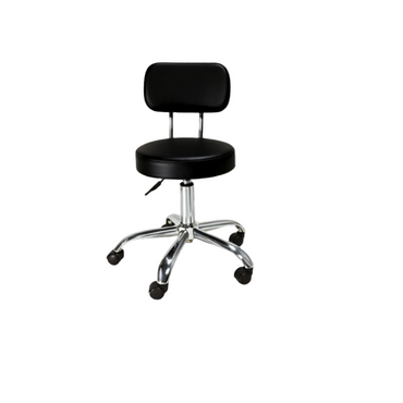 BeautéSync® Classic Stool with Backrest