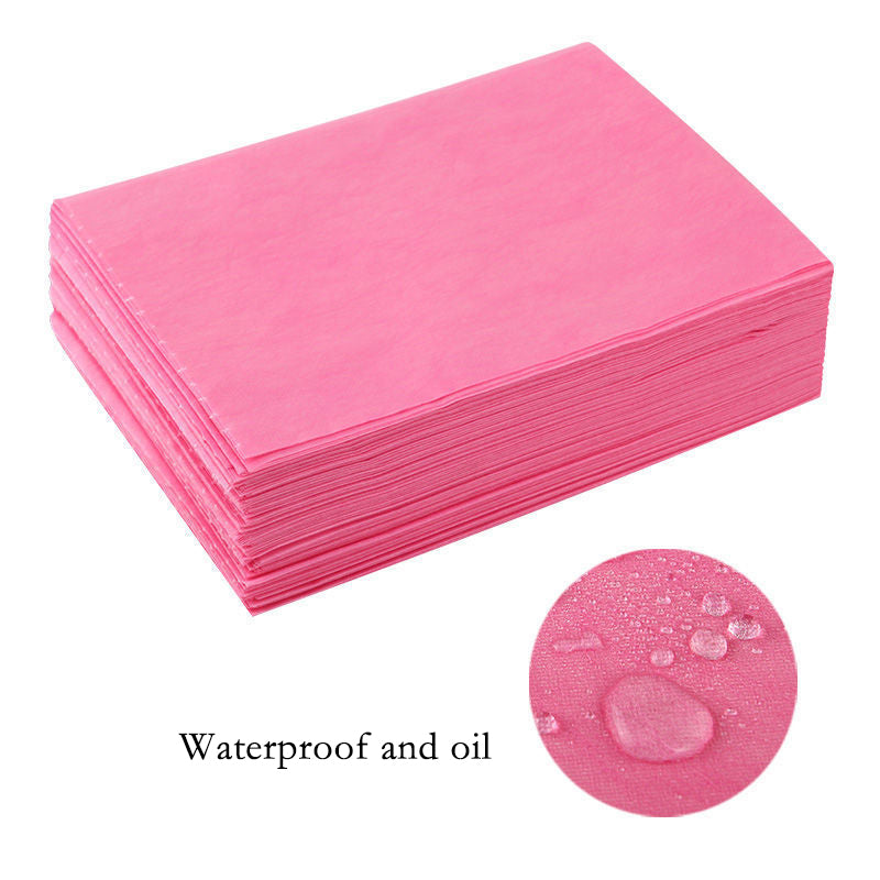 BeautéSync Disposable Non-Woven Single-Fold Massage Bed Sheets, 80x180cm, 10 Sheets per Pack, 30gsm