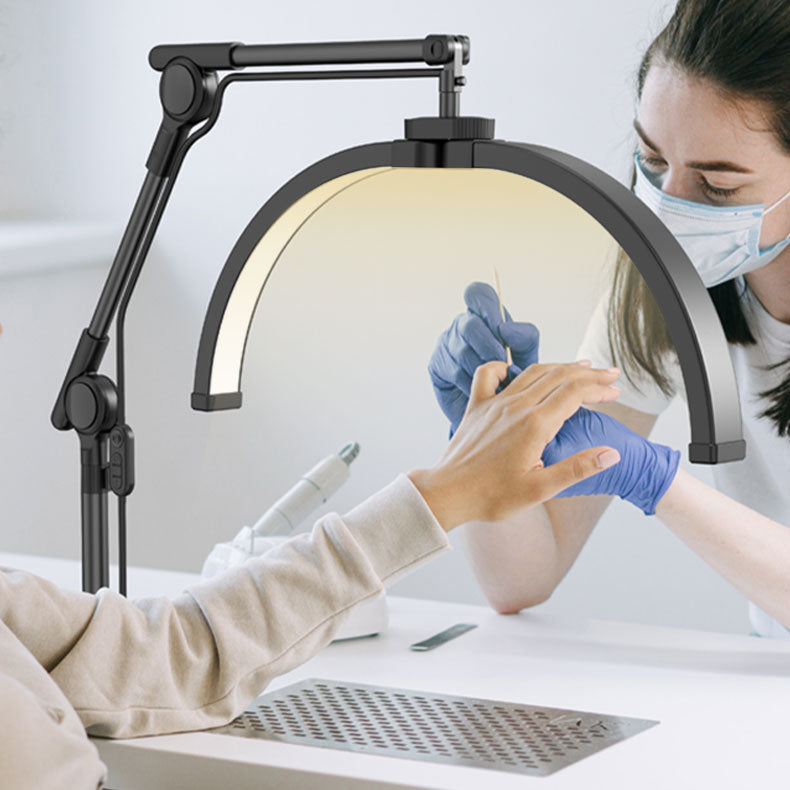 Clamp-On Swing Arm Beauty Light for Nail & Spa Use