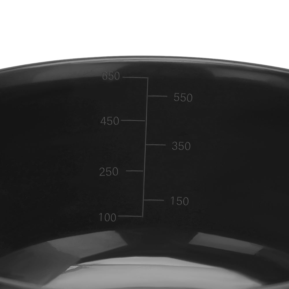 hair dye and treatment bowl set engraved marking closeup