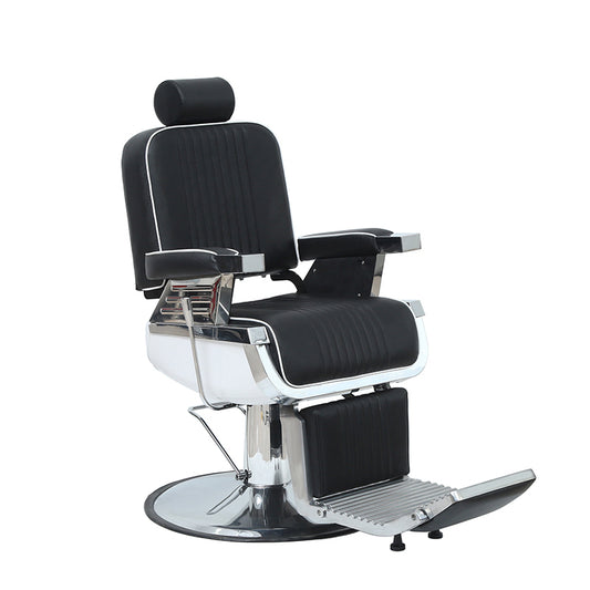 black and white barber chair overall