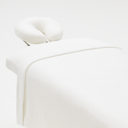 BeautéSync® Polycotton Massage Sheet Set – Soft, Durable & Easy-Care for Professional Spa Use