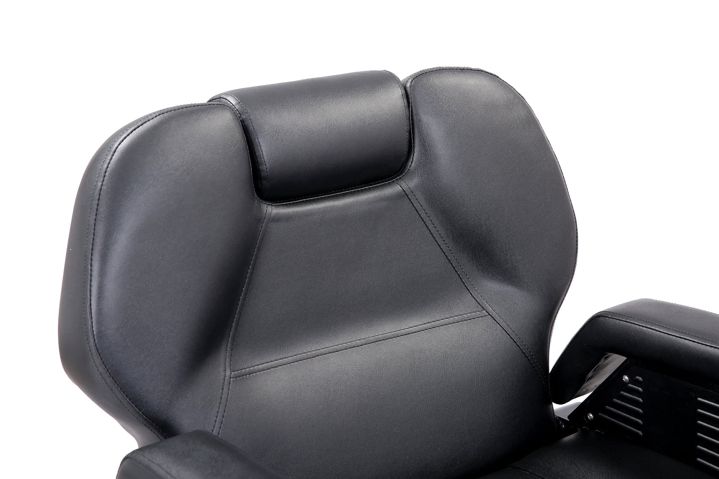 black premium barber chair back cushion