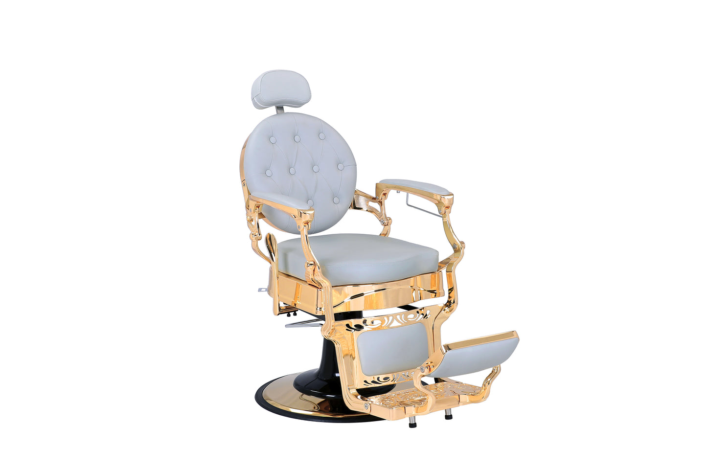 grey and gold barber 3/4 right