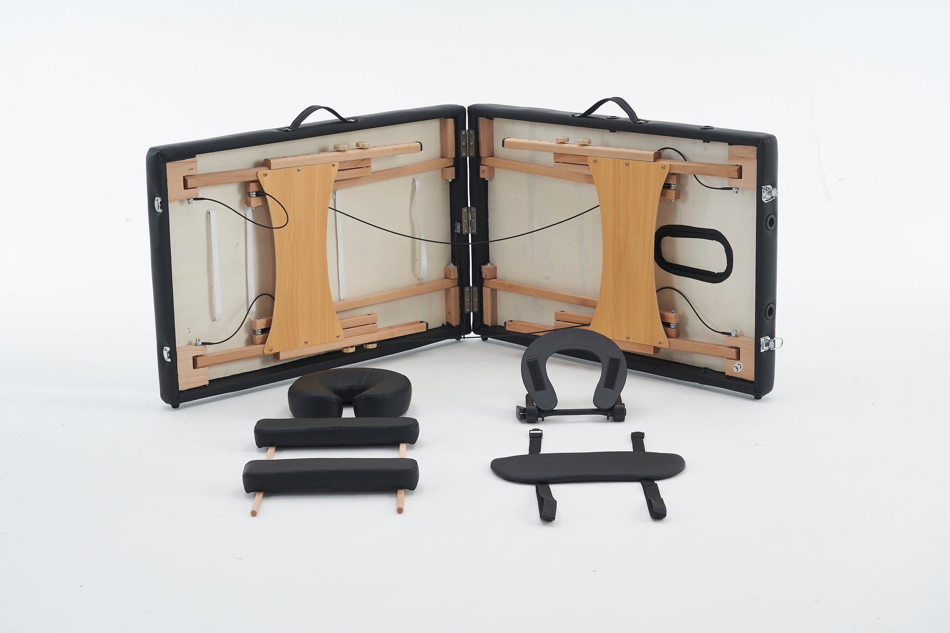 portable wooden massage table attachments