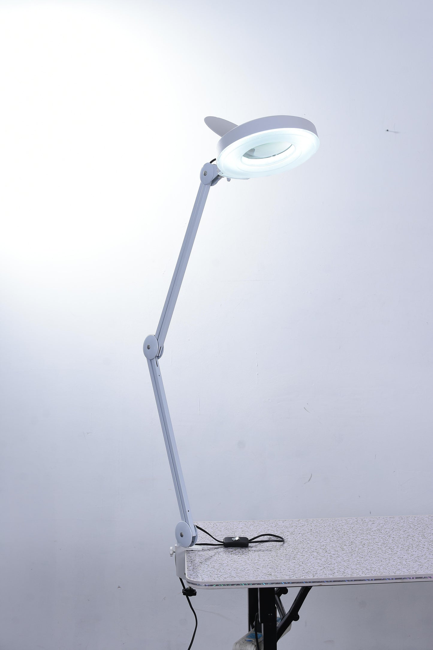 BeautéSync® LED Magnifying Lamp Clamp