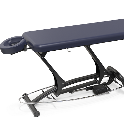 Goodwill Electric Treatment Massage Table top view showing full surface area, padded sections, and detachable headrest