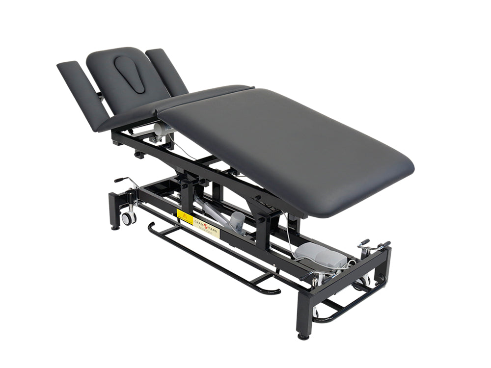 BeautéSync Electric Aesthetic Bed – Adjustable Facial, Spa & Lash Chair with Foot Control & Premium PU Leather