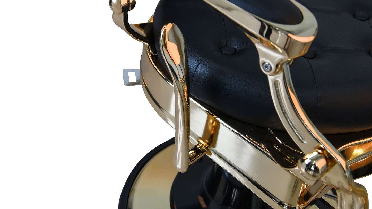 gold barber chair lever