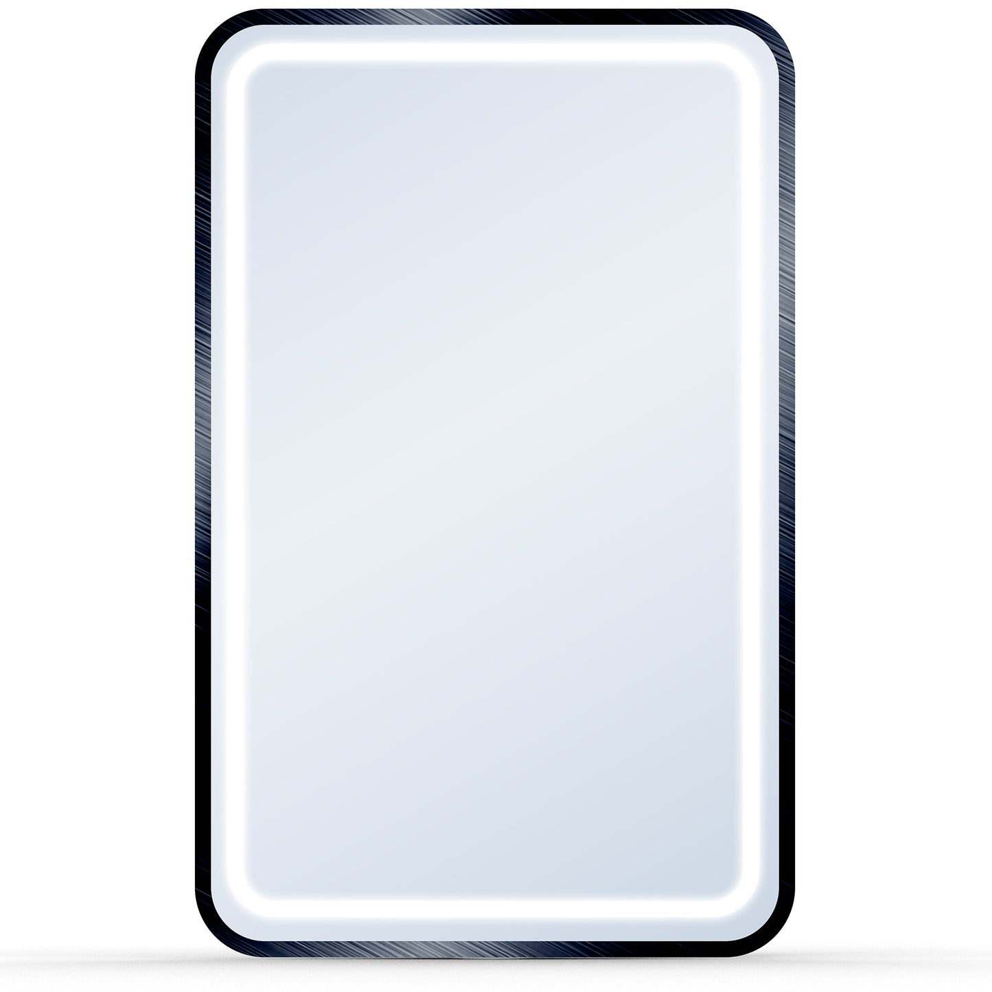 BeautéSync Freestanding Rectangle Front-Lit LED Salon Mirror