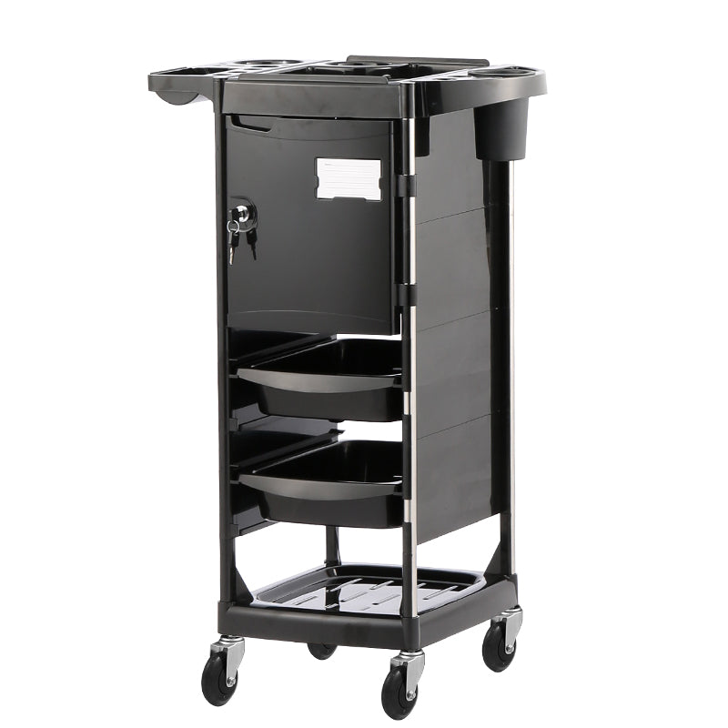 hairdressing trolley locked turned left