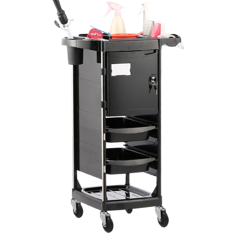 hairdressing trolley full tray turned right