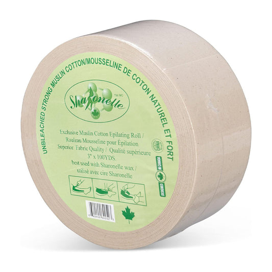 Sharonelle Unbleached Musln Epilating Roll 3"x100yds