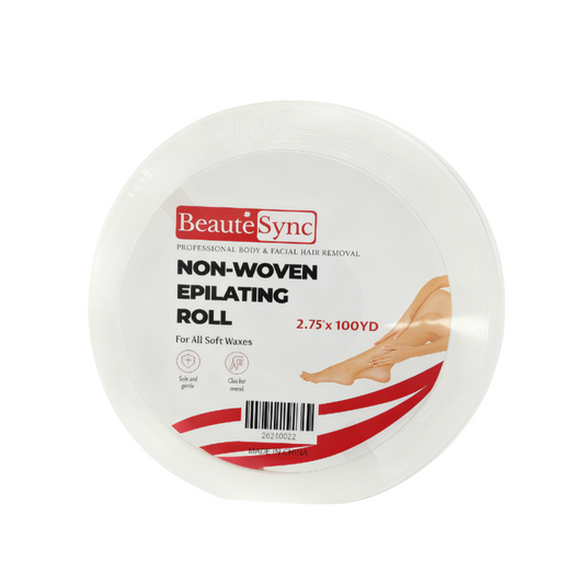 non-woven epilating roll front view 2.75" x 100 yards