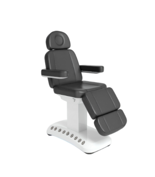 BeautéSync® MiraPlus 4-Motor Electric Spa Bed & Facial Chair with Built-In Foot Controls – Smart Heating, Removable Headrest & 440 lbs Capacity