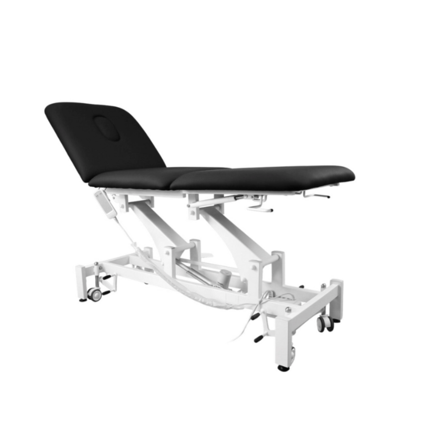 BeautéSync® EVEREST One-Motor 3-Section Electric Treatment Bed – Chiropractic & Physiotherapy Massage Table with Adjustable Backrest & Leg rest