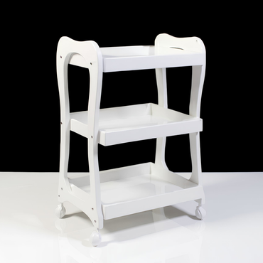 BeautéSync® 3-Level Professional Salon Trolley – Multi-Function Beauty Organizer Cart for Hairdressing, Spa & Manicure