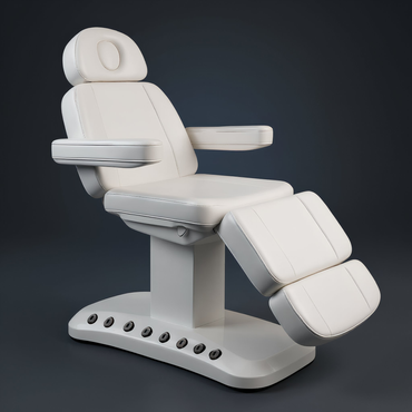 BeautéSync® MiraPlus 4-Motor Electric Spa Bed & Facial Chair with Built-In Foot Controls – Smart Heating, Removable Headrest & 440 lbs Capacity