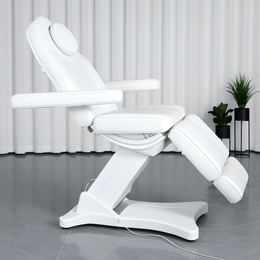 BeautéSync® MiraFlex 3M Electric Facial & Spa Treatment Bed – Fully Adjustable, PU/PVC Upholstery, 440 lb Capacity