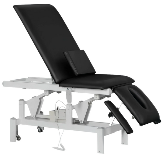 BeautéSync® Everest 2-motor electric treatment bed front view – adjustable spa & massage table with ergonomic lift system