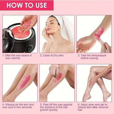 hard wax beads instructions