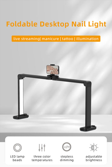 BeautéSync®  Foldable Desktop Nail Light