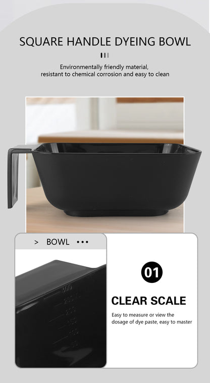 Professional Square Hair Dye Bowl