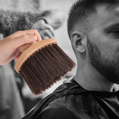 beechwood hair sweep brush in use