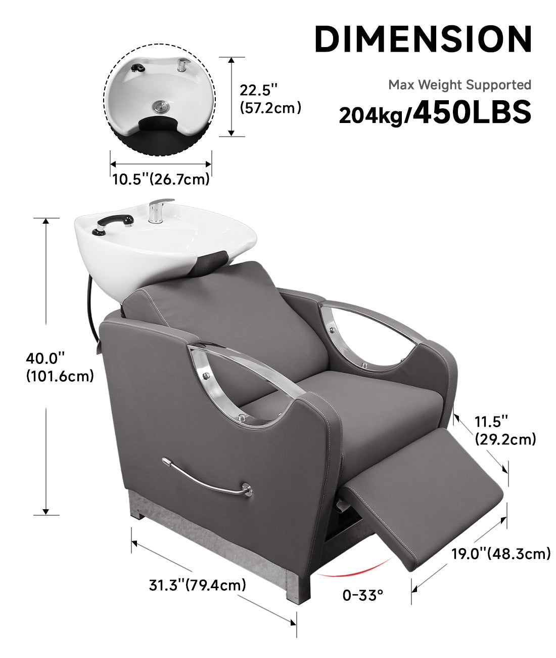 BeautéSync® Deluxe Shampoo Unit