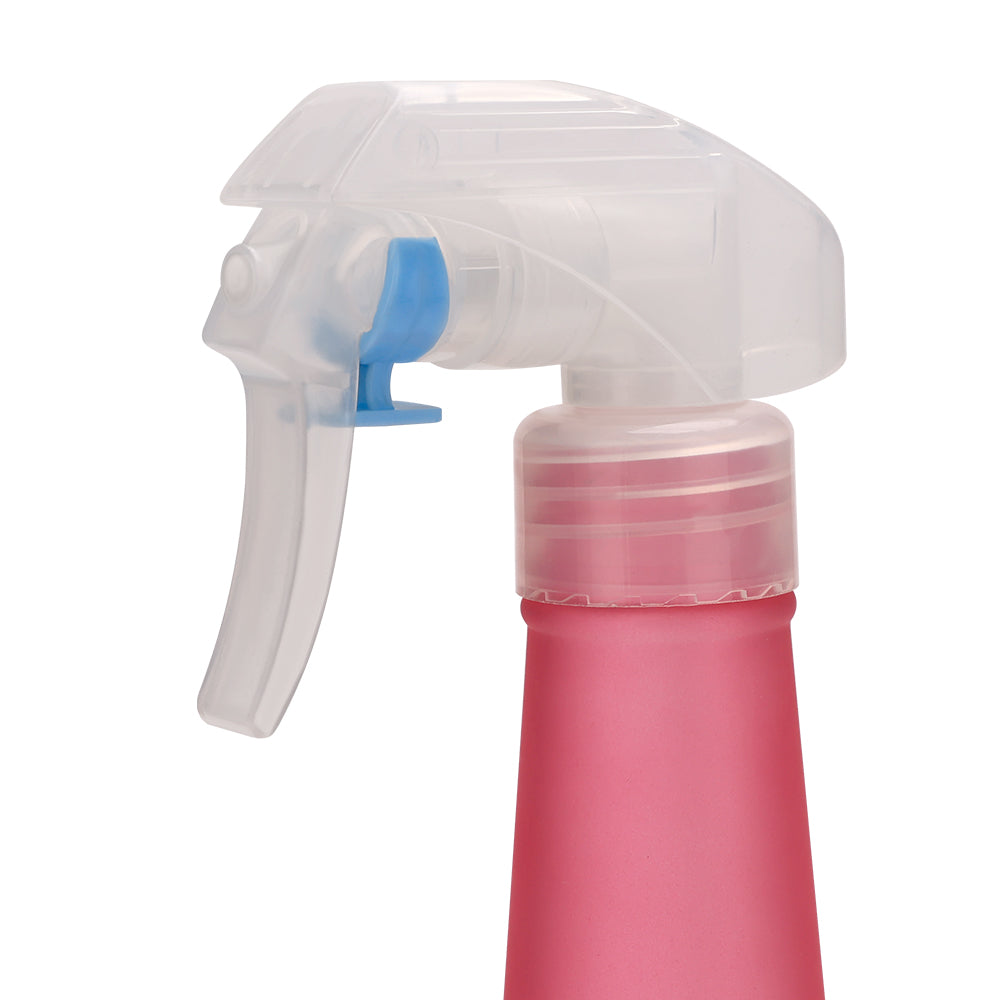 rainbow hair spray bottle stopper installed turned