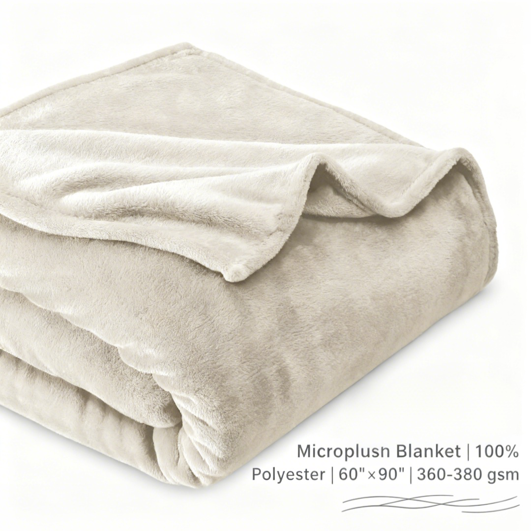 BeautéSync® Microplush Blanket – Ultra Soft & Cozy for Spa and Home