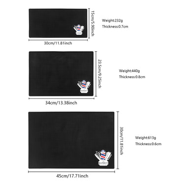 silicone hairdressing mat set measurements