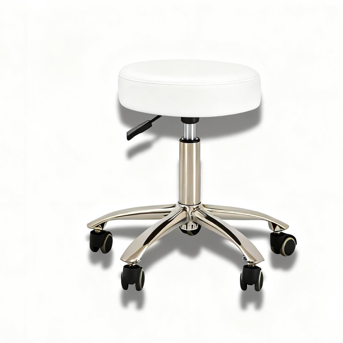 BeautéSync® Professional Adjustable Beauty Stool – Ergonomic Salon &amp; Tattoo Chair