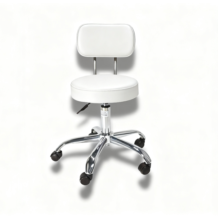 BeautéSync® Professional Backrest Stool