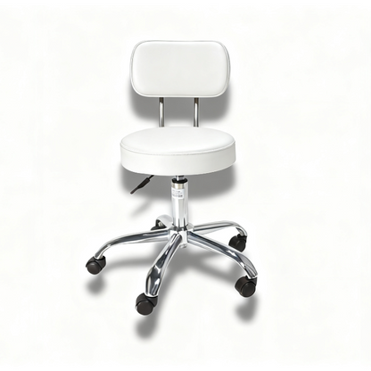 BeautéSync® Professional Backrest Stool
