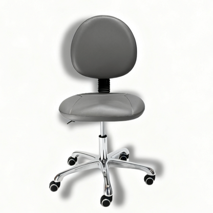 BeautéSync® Wide Seat Adjustable Rolling Stool
