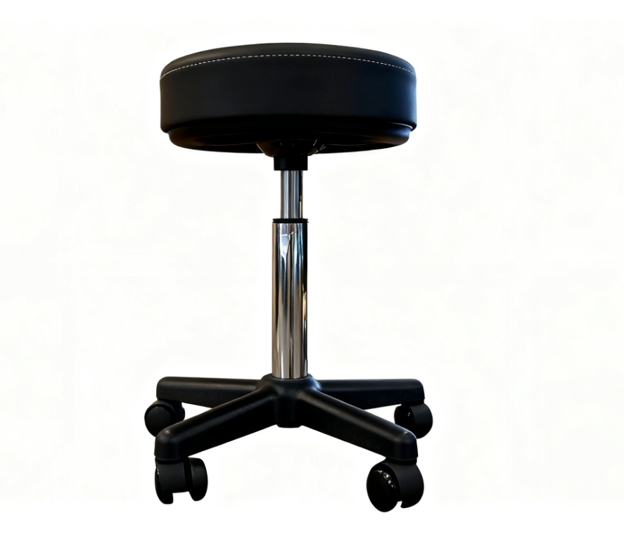 BeautéSync® Hydraulic Rolling Stool- Seat Diameter: 340 mm, Thickness: 70 mm