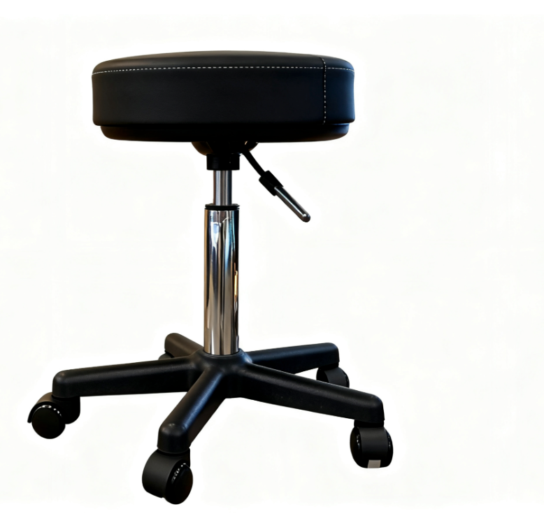 BeautéSync® Hydraulic Rolling Stool- Seat Diameter: 340 mm, Thickness: 70 mm